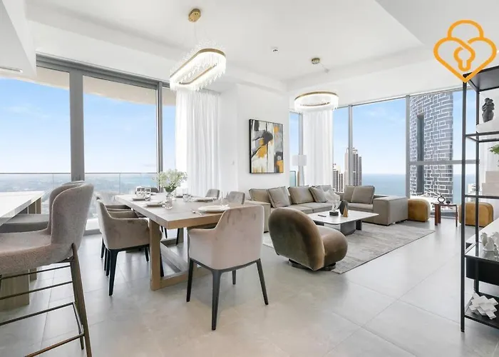 Keysplease Luxury 3 B/R Fascinating Sea & Dubai Marina Views